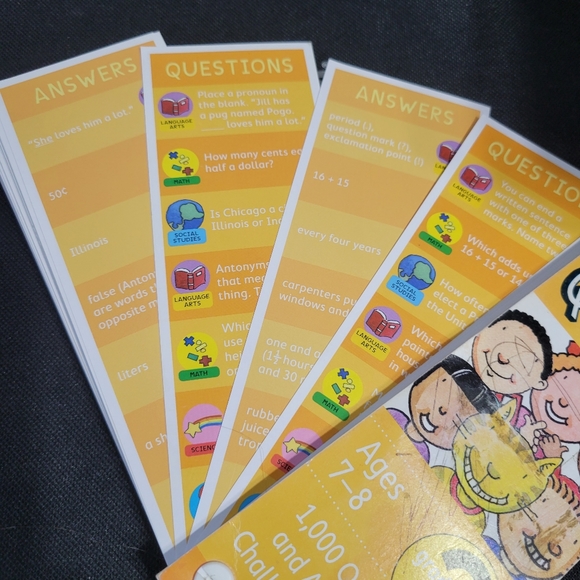 brain quest Toys Brain Quest 2nd Grade Deck 2 Question Answer Cards